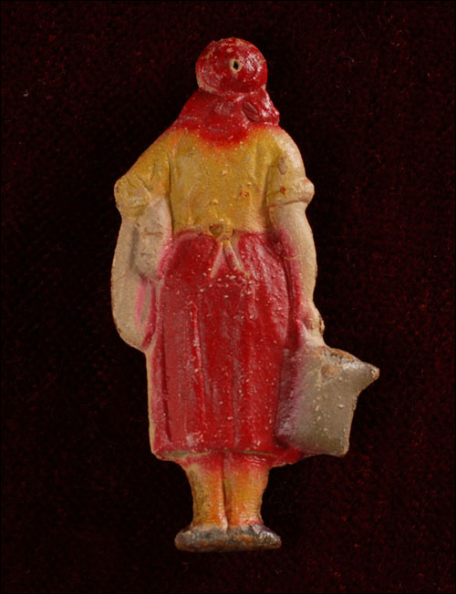 Antique Christmas ornament - PEASANT WOMAN