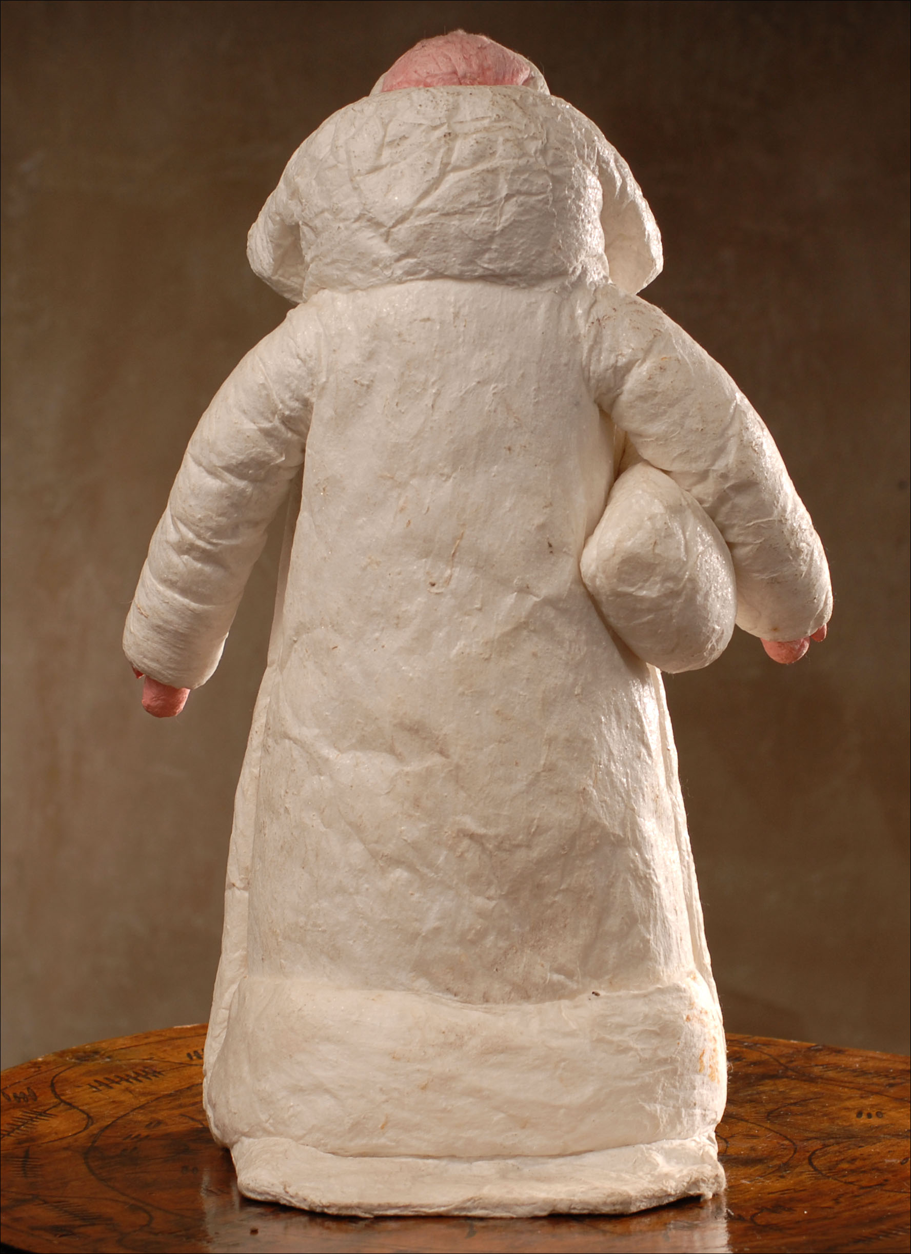 Antique Christmas cotton figure of Santa