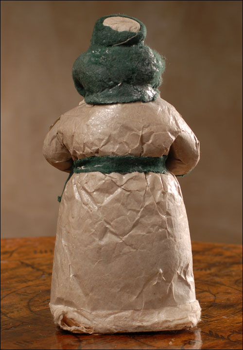 Antique Christmas cotton figure of Santa