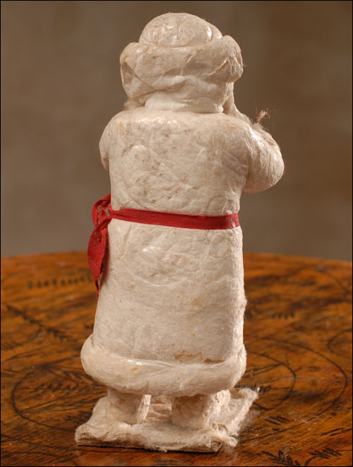 Antique Christmas cotton figure of Santa