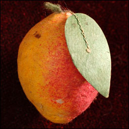 Antique Christmas ornament - cotton FRUIT