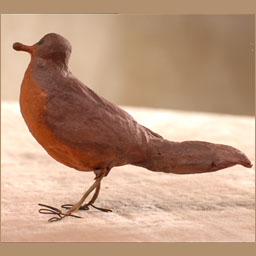 Antique Christmas ornament - cotton BIRD