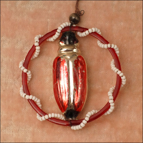 Antique Christmas ornament BEETLE