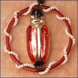 Antique Christmas ornament BEETLE
