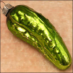 Antique Christmas ornament PICKLE
