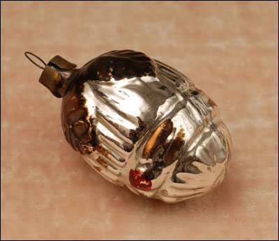 Antique Christmas ornament ACORN