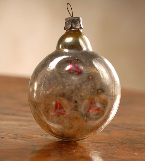 Antique CHRISTMAS ornament CLOCK
