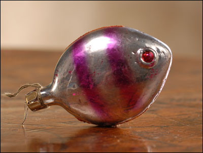 Antique Christmas ornament FISH