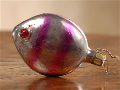 Antique Christmas ornament FISH