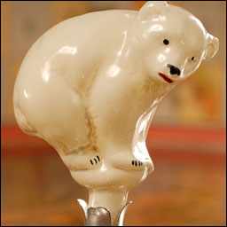 Antique CHRISTMAS ornament POLAR BEAR