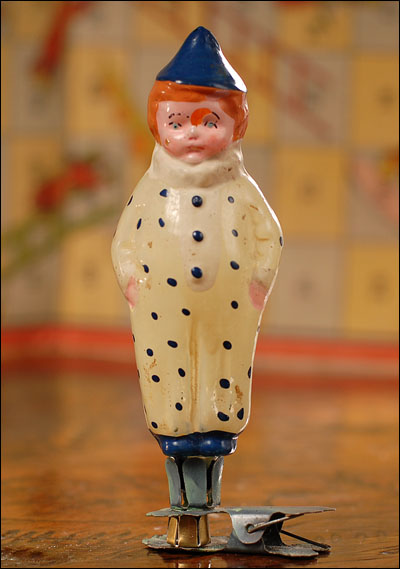 Antique Christmas ornament CLOWN