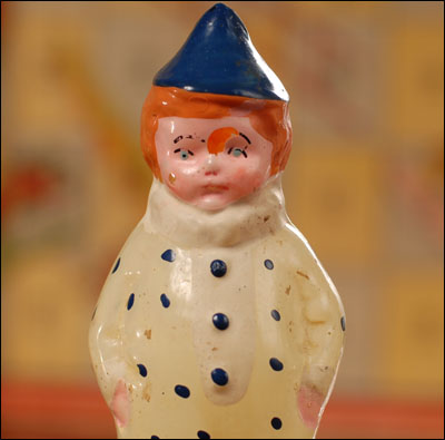 Antique Christmas ornament CLOWN