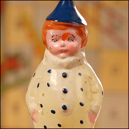 Antique Christmas ornament CLOWN
