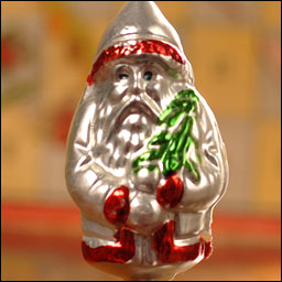 Antique German Christmas ornament SANTA