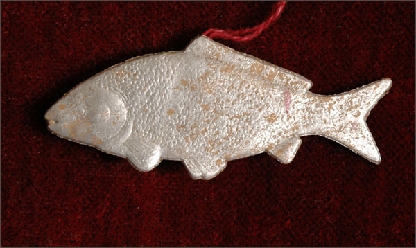 Antique Christmas ornament FISH