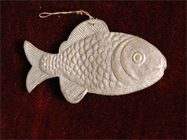 Antique Christmas ornament FISH