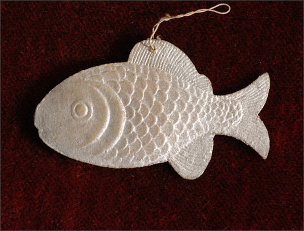 Antique Christmas ornament FISH