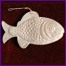 Antique Christmas ornament FISH