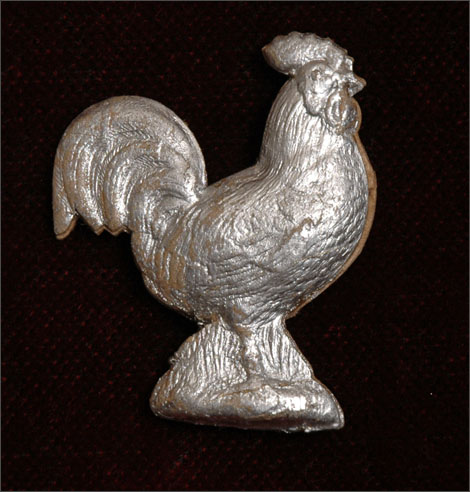 Antique Christmas ornament ROOSTER