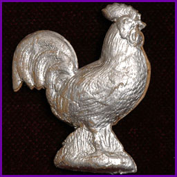 Antique Christmas ornament ROOSTER