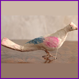Antique Christmas ornament PEACOCK
