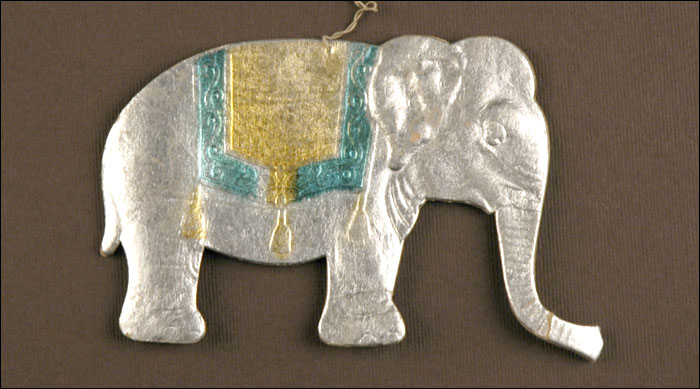 Antique Christmas ornament CIRCUS ELEPHANT