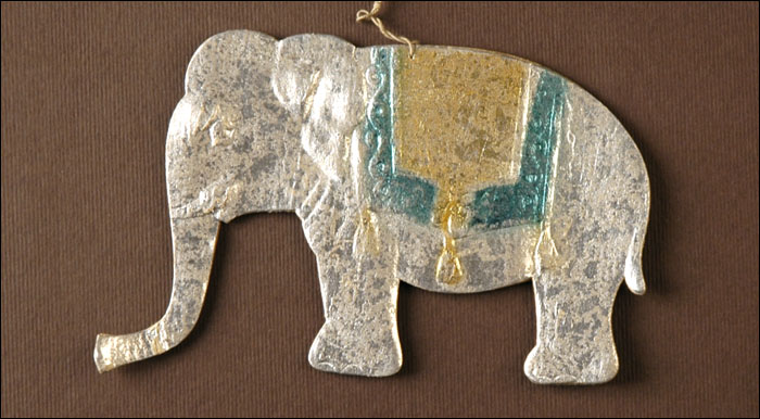 Antique Christmas ornament CIRCUS ELEPHANT