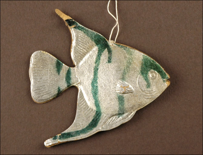 Antique Christmas ornament FISH