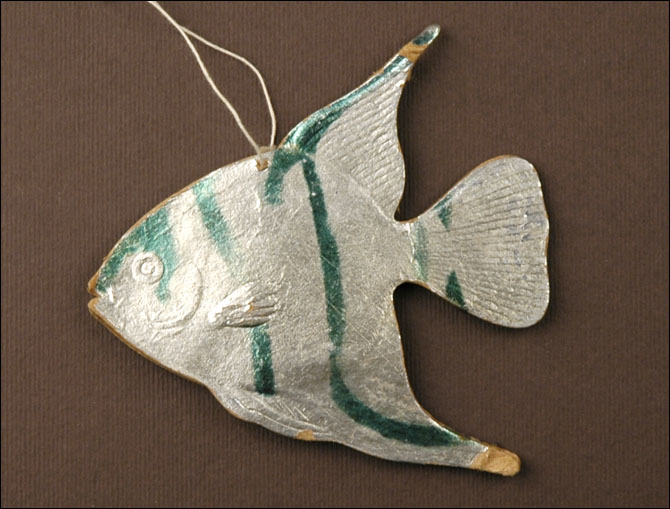Antique Christmas ornament FISH