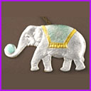 Antique Christmas ornament CIRCUS ELEPHANT