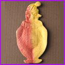 Antique Christmas ornament CLOWN