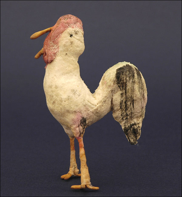 Antique Christmas ornament ROOSTER