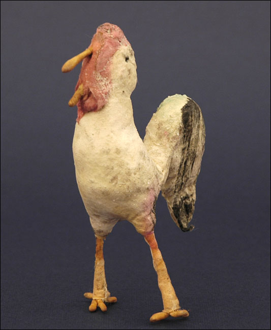 Antique Christmas ornament ROOSTER