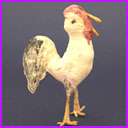 Antique Christmas ornament ROOSTER