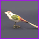 Antique Christmas German glass ornament BIRD