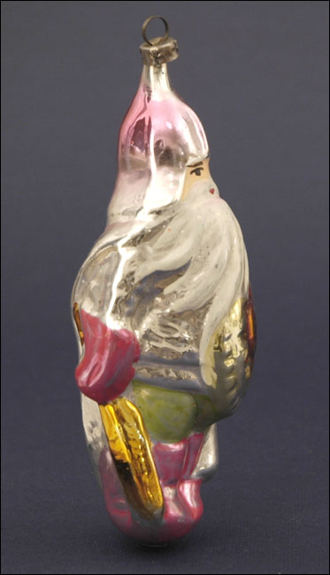 Vintage Christmas glass ornament KNIGHT