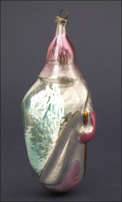 Vintage Christmas glass ornament KNIGHT