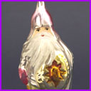 Vintage Christmas glass ornament KNIGHT