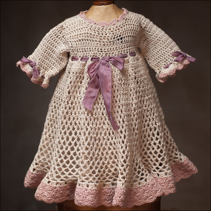 Antique knitted dress