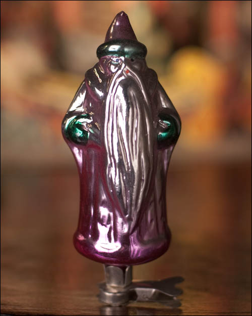 Antique Christmas ornament SANTA