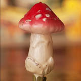 Antique Christmas ornament MUSHROOM