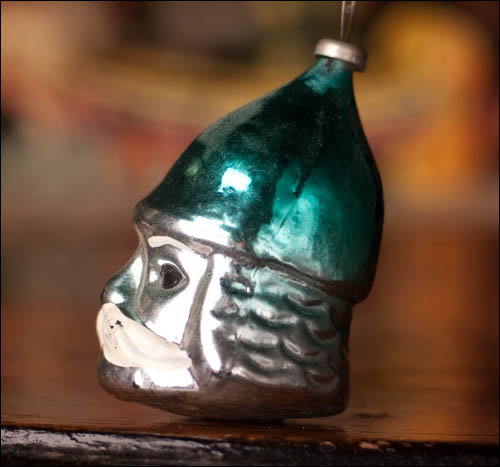 Antique Christmas ornament KNIGHT
