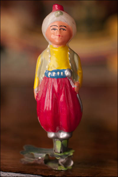 Antique Christmas ornament ALADDIN