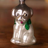 Antique Christmas ornament PUPPY DOG
