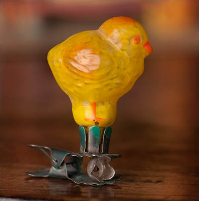Antique Christmas ornament CHICK