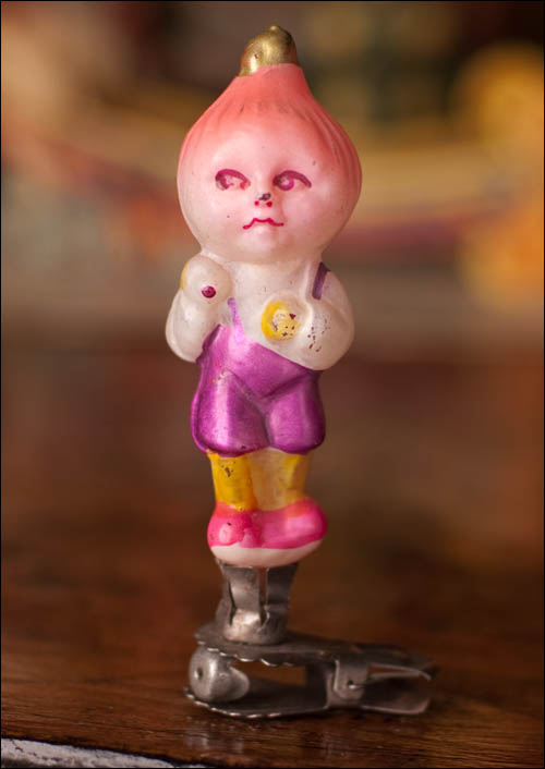 Antique Christmas ornament ONION-BOY (CIPPOLINO)