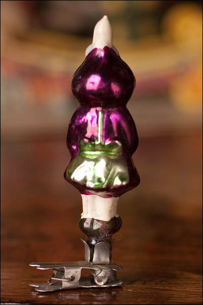 Antique Christmas ornament CHERRY GIRL