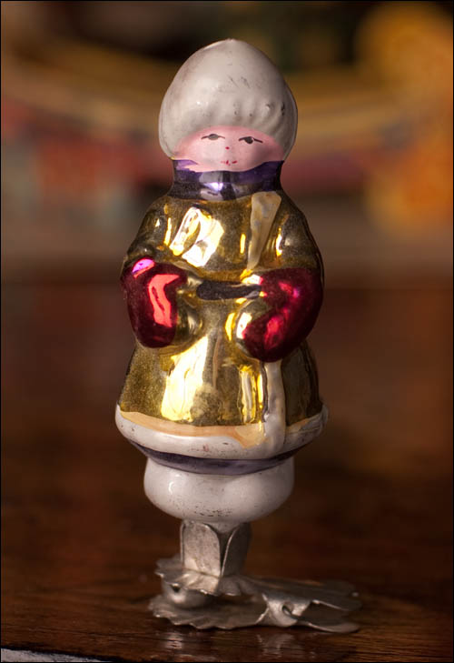 Antique Christmas ornament COSSACK BOY