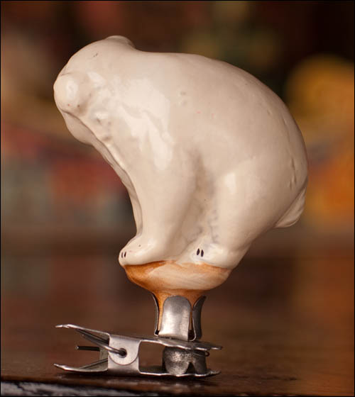 Antique CHRISTMAS ornament POLAR BEAR