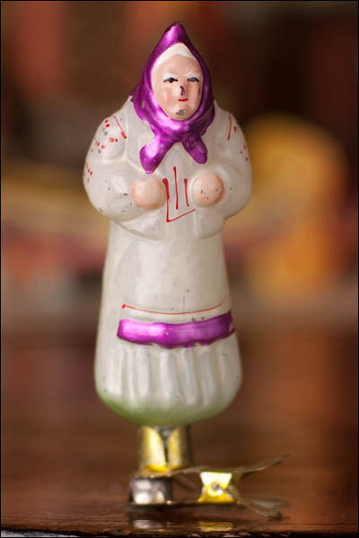 Antique Christmas ornament GRANDMA